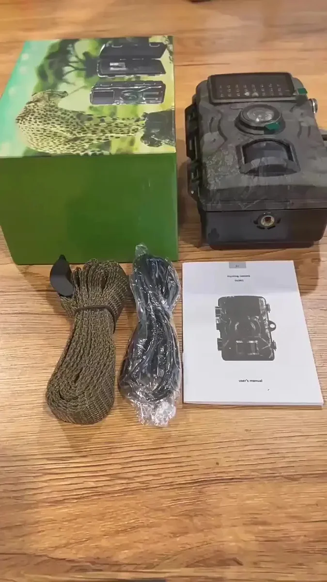 Câmera De Trilha 12mp 1080p Com Visão Noturna, Cor Camuflada