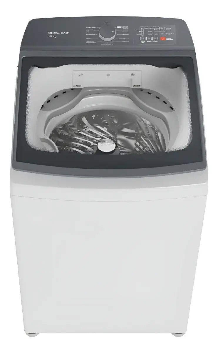 Máquina De Lavar Brastemp Bwf18ab 18kg Branca Carga Superior Eficiente Resistente
