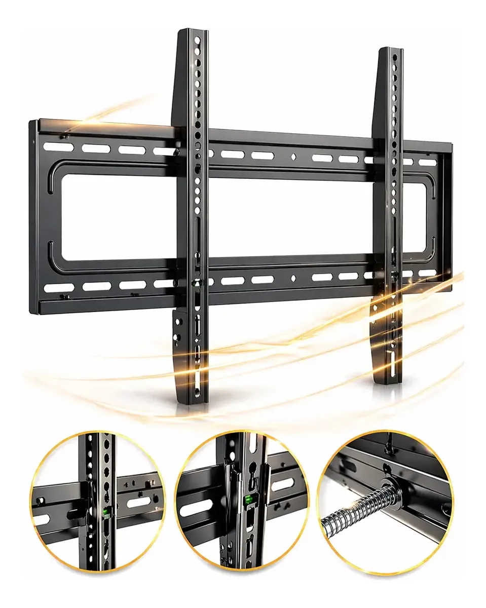 Suporte P/ Tv Parede Painel Fixo 30 - 75 85 Polegadas 70kg Preto