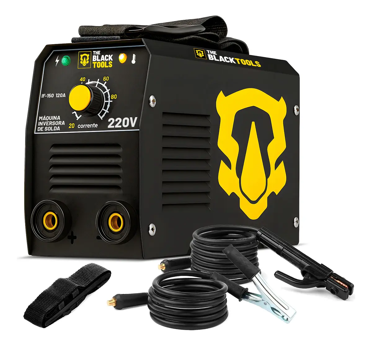 Máquina Solda Inversora Mma The Black Tools Preto 50/60hz Voltagem 220v