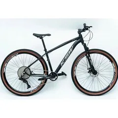 Bicicleta Aro 29 Ksw XLT 12v Alumínio K7 11x50 Kit 1x12v Pedivela Single Freio a Disco Mecânico