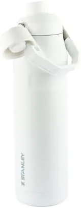 Stanley - Garrafa de água Aerolight com tampa de fluxo rápido, copo isolado a vácuo para bebidas frias, aço inoxidável leve, 710 ml, Polar