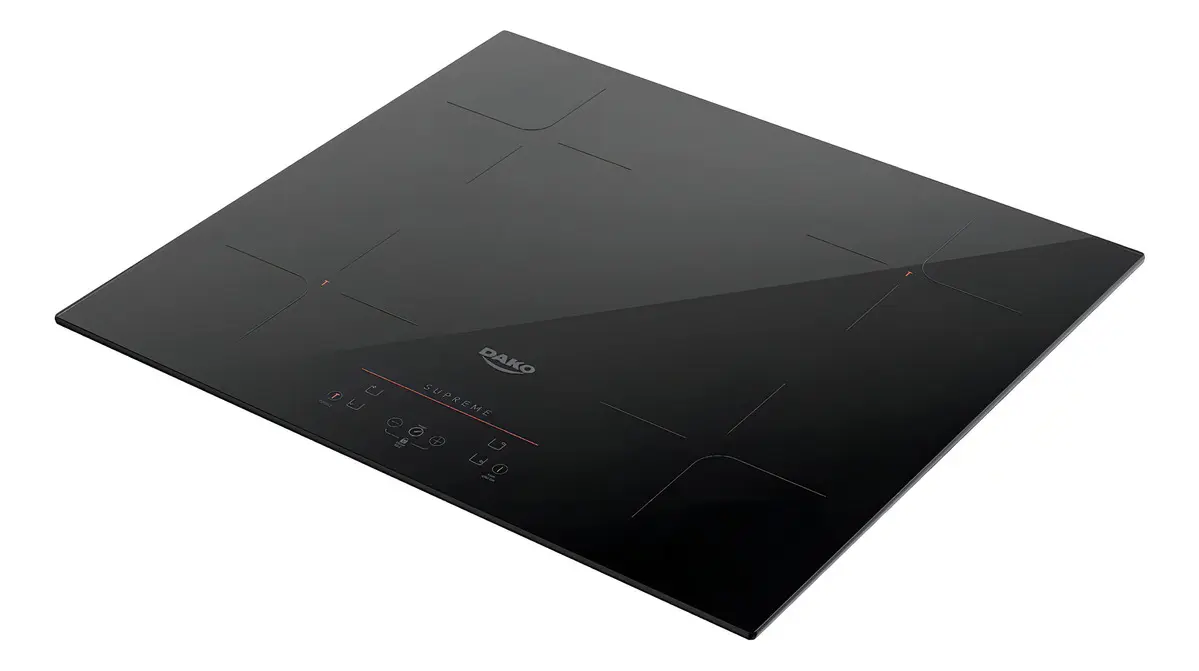 Cooktop de Indução 4 Bocas Preto com Trava de Segurança Dako Supreme