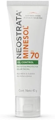Neostrata Minesol Protetor Solar Facial Oil Control, Sem Cor, FPS 70, 40g