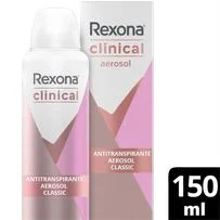 Desodorante Antitranspirante Rexona Clinical Feminino Classic 150ml
