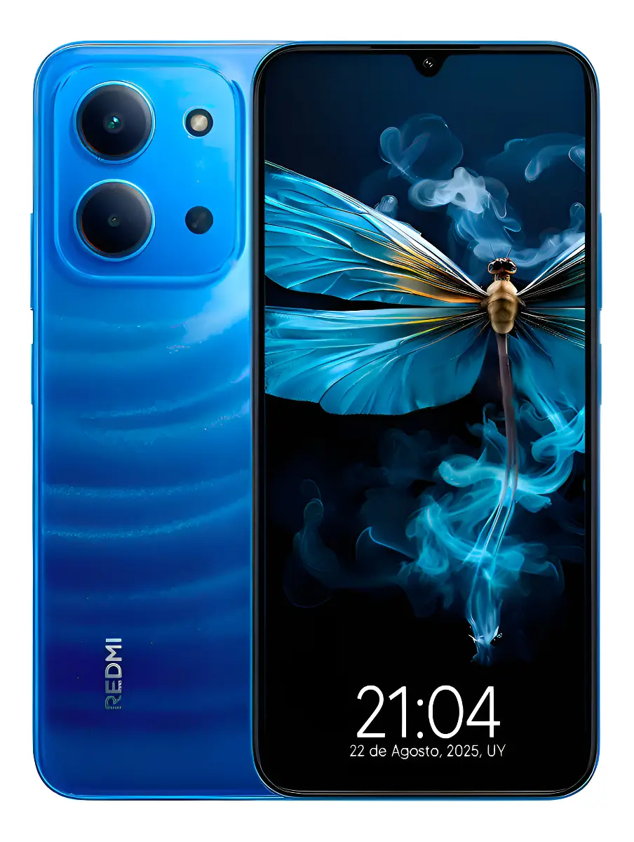 Xiaomi Redmi 15c 8gb Ram 256gb Dual Sim 50mp Fm Impressão Digital Dimm Azul