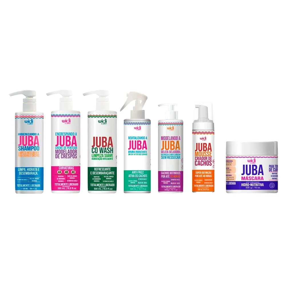 Kit Widi Care Juba Co Wash + 7 Produtos