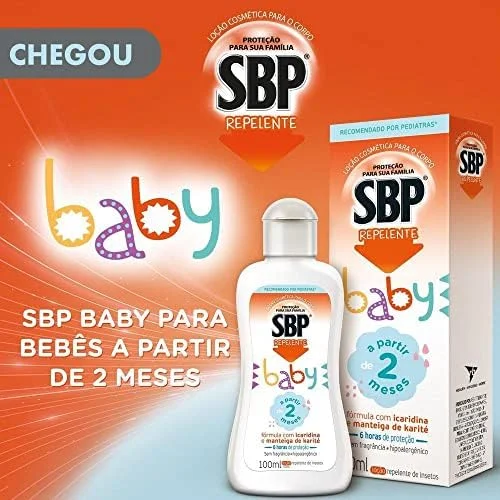 Repelente para Bebê SBP Baby Loção Corporal com Icaridina 100ml