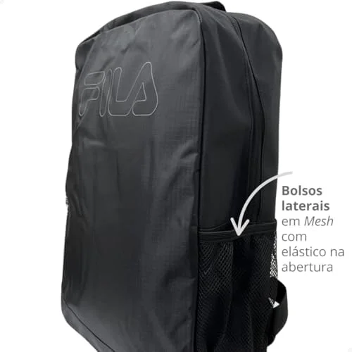 Mochila Unisex Fila Basic Outline, Preto, G