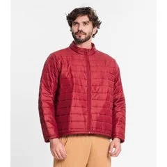 Jaqueta Masculina Em Microfibra Diametro Vermelho
