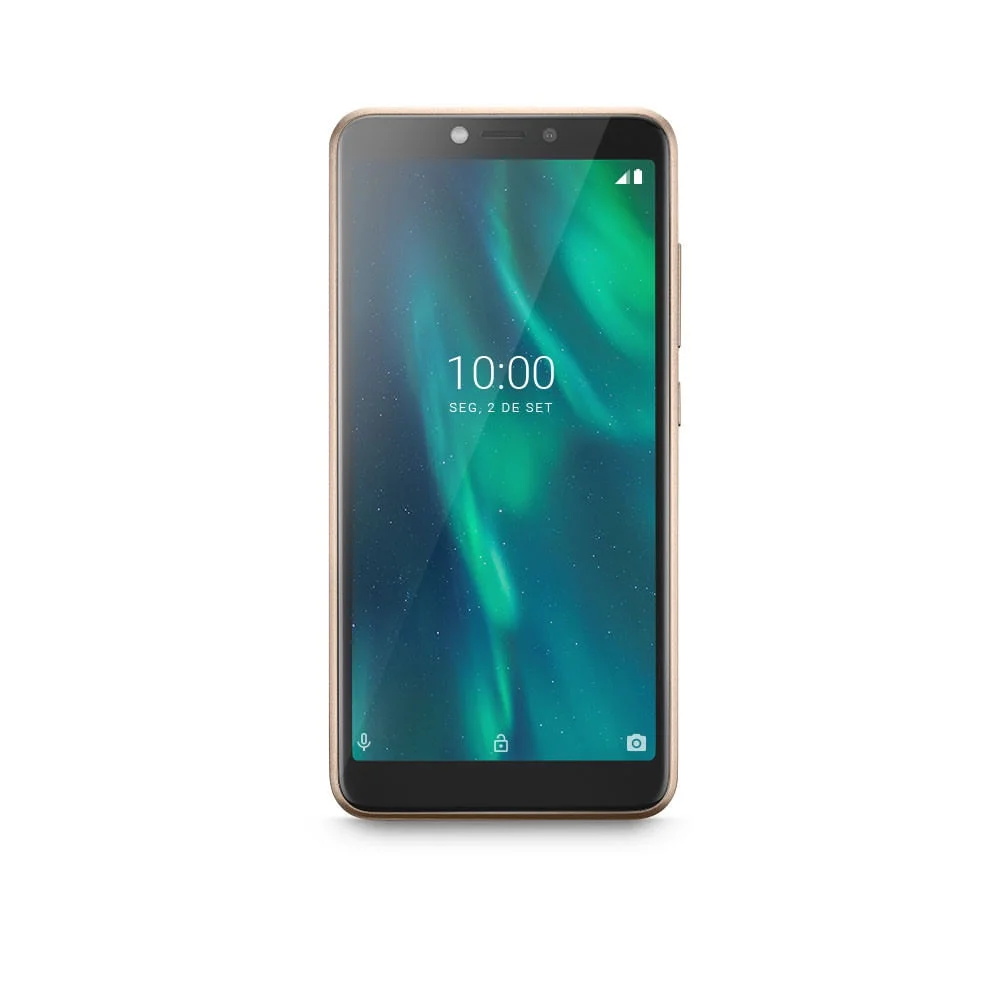 Smartphone Multilaser F P9131 32GB 1GB RAM Dourado Tela 5.5" Quad Core Dual SIM 3G Digital Android 9