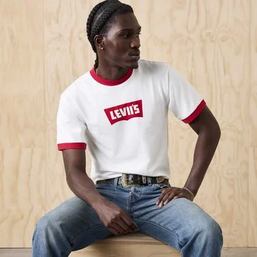 Camiseta Levi's® X Blue Tee Preto Manga Curta