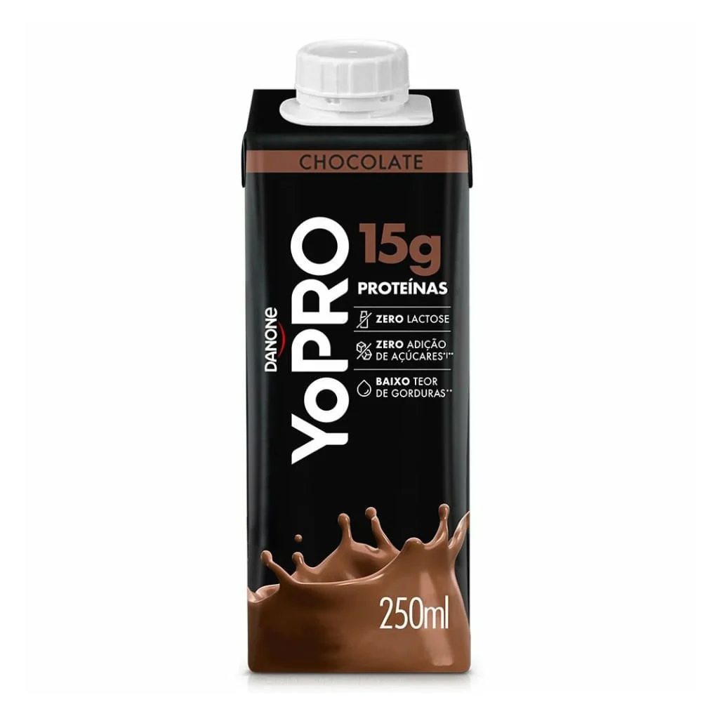 Bebida Láctea Danone Yopro 15g Proteínas Chocolate 250ml