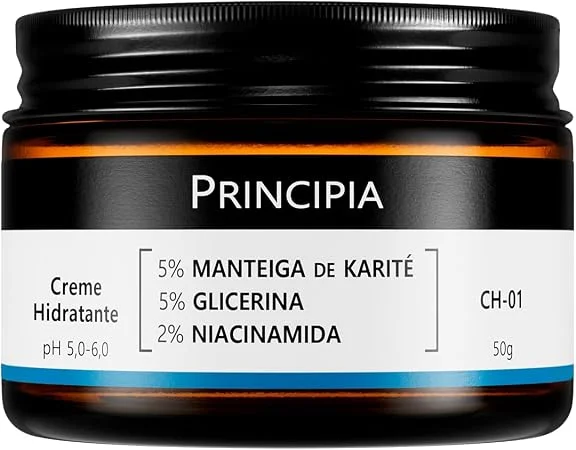 Creme Hidratante Facial 5% Manteiga de Karité + 5% Glicerina + 2% Niacinamida CH-01 com 50g