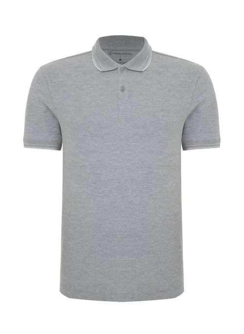 Polo Slim Fit Básica Friso Masculina Individual