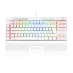 Teclado Optico Redragon Magic-wand Pro Rgb Branco Switch Vermelho K587