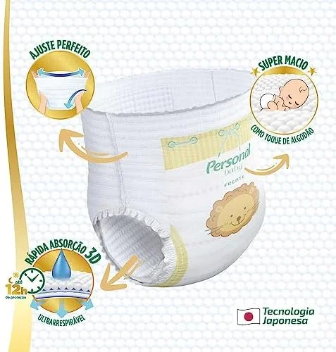 Personal Fralda Baby Premium Pants G, 62 Unidades