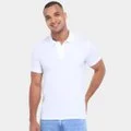 Kit Camisa Polo Hering C/ 2 Peças Masculina - Preto+Branco