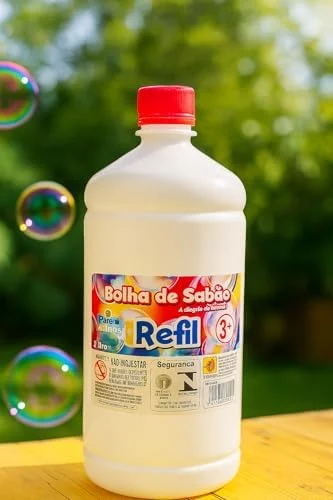 BrasilFlex | Refil de Bolhas de Sabão Atóxica | 1 Litro
