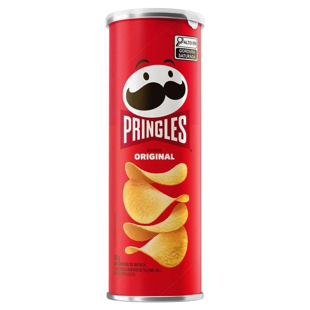 Batata Frita Original Pringles 104g Lata Crocante