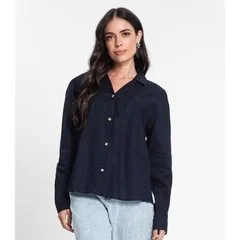 Camisa Feminina Manga Longa Endless Azul