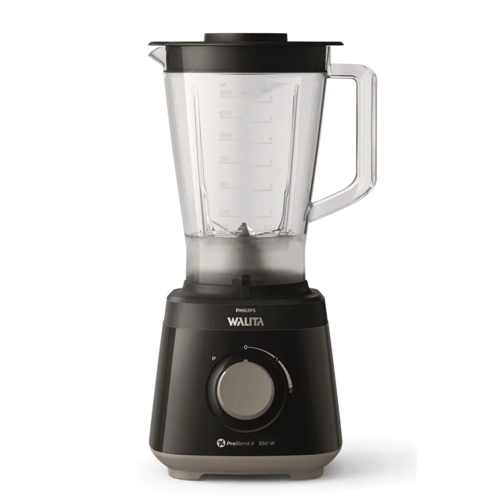 Liquidificador Philips Walita Daily RI2110/31 2L 550W Preto 2 Velocidades + Pulsar