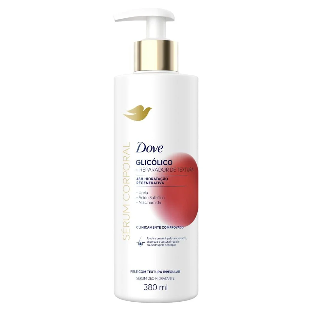 Sérum Corporal Dove Glicólico + Reparador de Textura 380ml