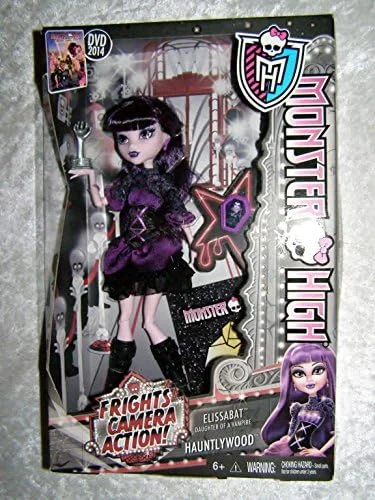 Monster High - Boneca Zombiwood Elissabat (Mattel BDD87) [Importado da Inglaterra]