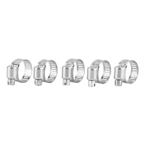 Abracadeira De Aco Galvanizado Com Rosca Sem Fim 8-18mm 5p