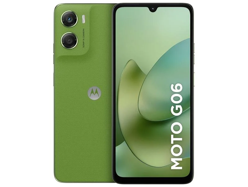 Smartphone Motorola Moto g06 256GB 4GB Ram Verde 6,9" Câm. 50MP + Selfie 8MP