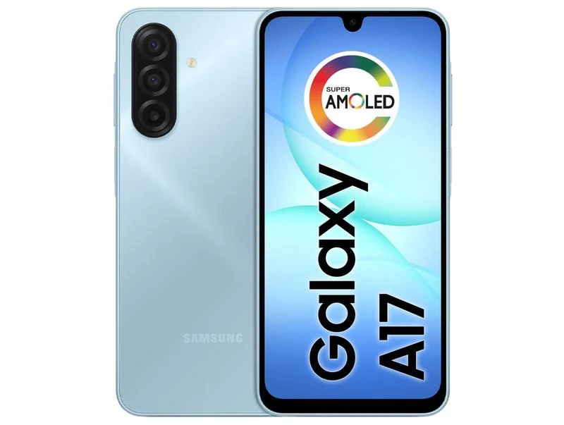 Smartphone Samsung Galaxy A17 256GB 8GB RAM Cinza 6,7" Câm. Tripla + Selfie 13MP