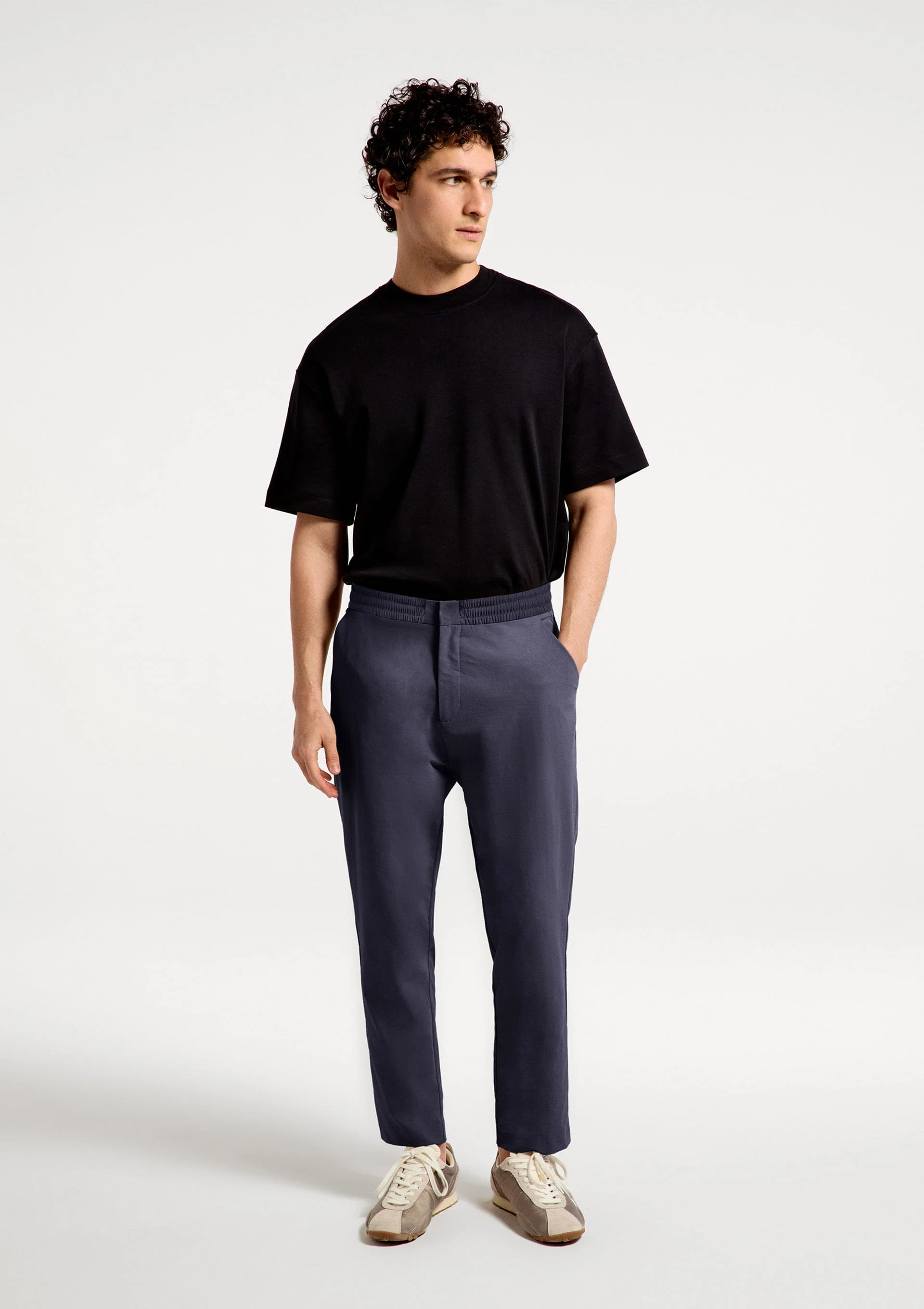 Calça Masculina Reta Tech - Azul