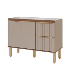 Mgm - Gabinete para Cozinha Agata 114cm Cappuccino/freijó