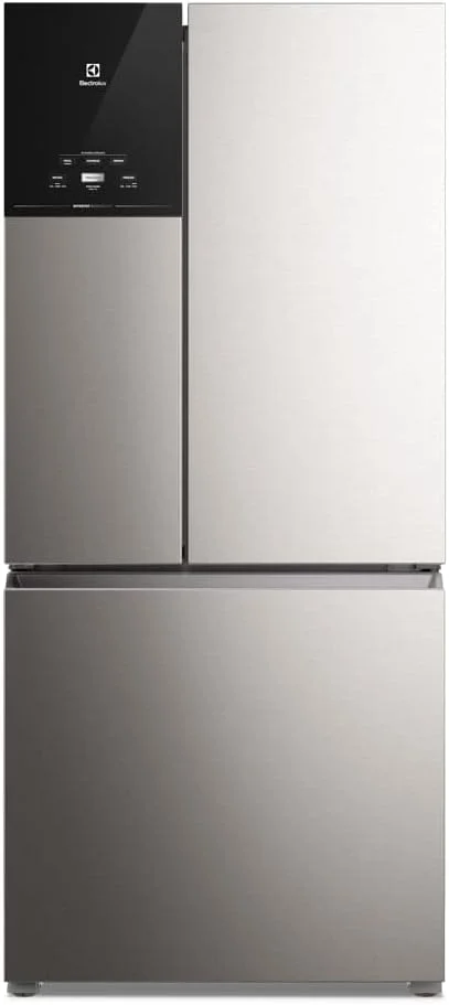 Geladeira Electrolux Frost Free Inverter 590L AutoSense 3 Portas Cor Inox Look IM8S