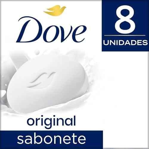 Dove Sabonete Em Barra Branco 90G - 8 Unidades