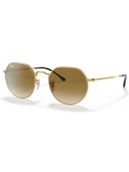 Oculos de Sol Ray-Ban Jack Polido Dourado-arista RB3565 001/51 55