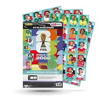 COPA DO MUNDO 2026 - Kit De Atualização - 120 Figurinhas