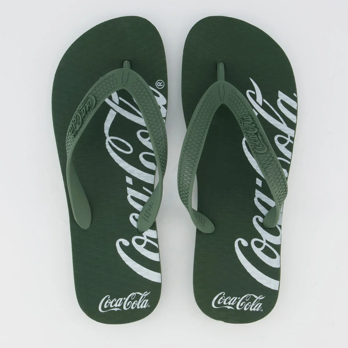 Chinelo Coca Cola Spencerian Verde