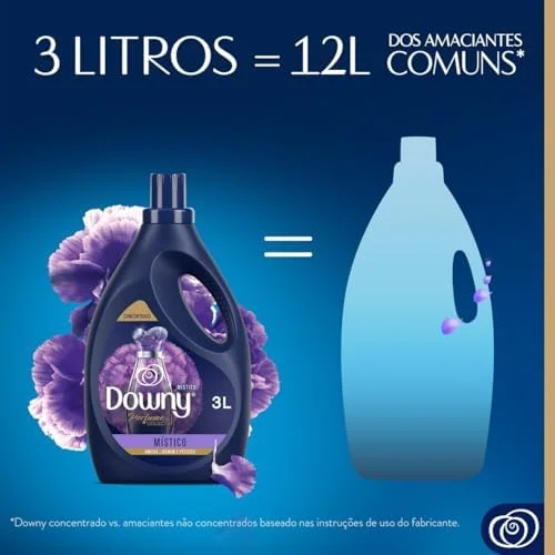 Downy Amaciante Concentrado Perfume Collection Místico 3L