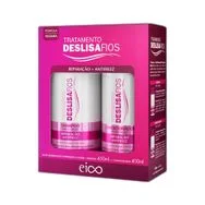 Kit Eico Shampoo 450ml + Condicionador 400ml Deslisa Fios