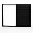 Veneziana 3 Folhas Aluminio Preto 1,00x1,50