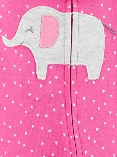 Macacão de dormir para bebês Cotton Sleep and Play, Pack of 2 Simple Joys by Carter'sMeninas
