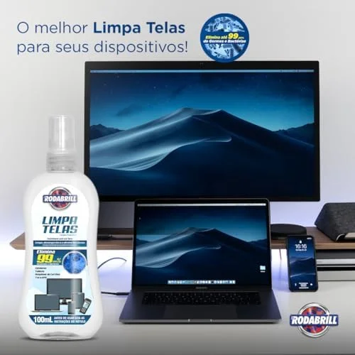Kit Limpa Telas 100ml Rodabrill