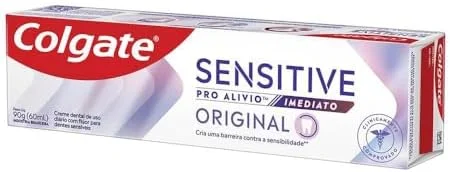 Colgate Creme Dental para sensibilidade Sensitive Pro Alívio Imediato 90 g, 3 Unidades, Alívio da Sensibilidade com Arginina, Sensação Imediata