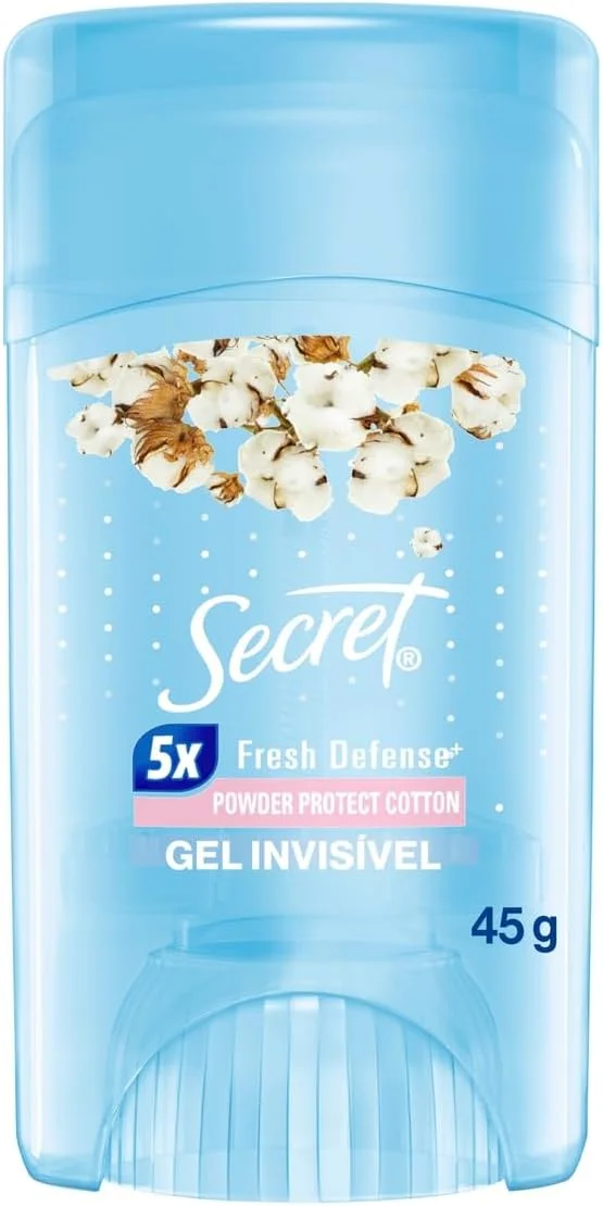 Secret Desodorante Antitranspirante em Gel Proteção de Algodão 45g