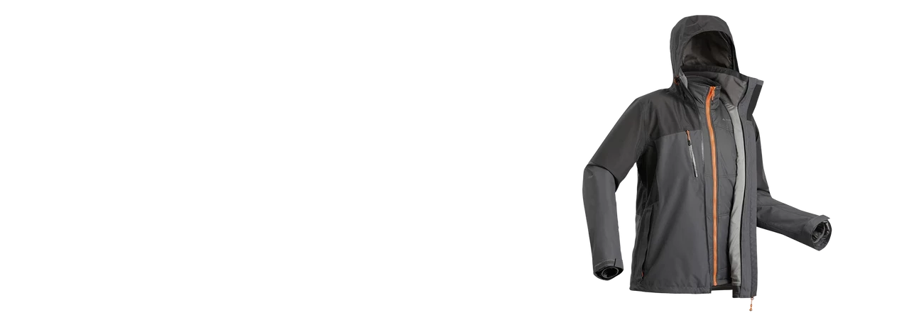 Jaqueta Masculina de Trilha 3 em 1 SH500