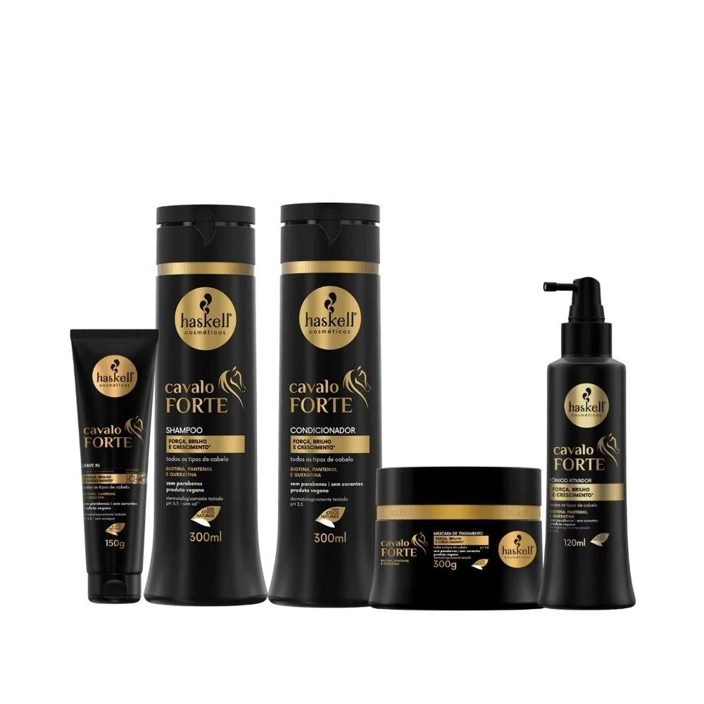 Kit Haskell Cavalo Forte Home Care Completo
