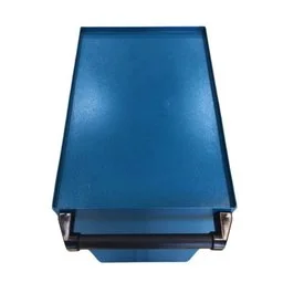 Carrinho para Ferramentas Fechado 3 Gavetas 2 Portas Azul e Cinza ORK-CAR070