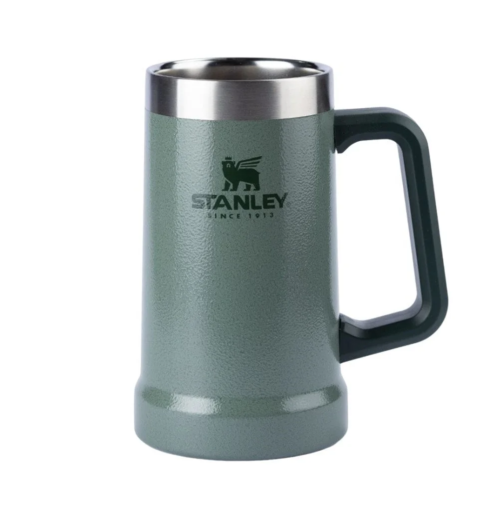 Stanley 1913 Caneca Térmica de Cerveja Stanley Hammertone Green 709ML