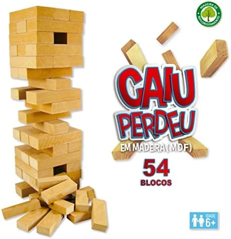 Pais & Filhos - Caiu Perdeu, 54 Pçs, idade mínima recomendada - 6 anos